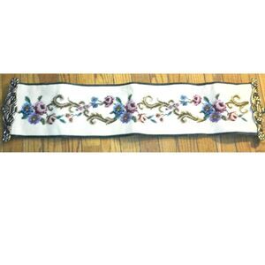 Beautiful Vintage Handmade Needlework Bell Pull Chimney Flu Pull Wall Decor